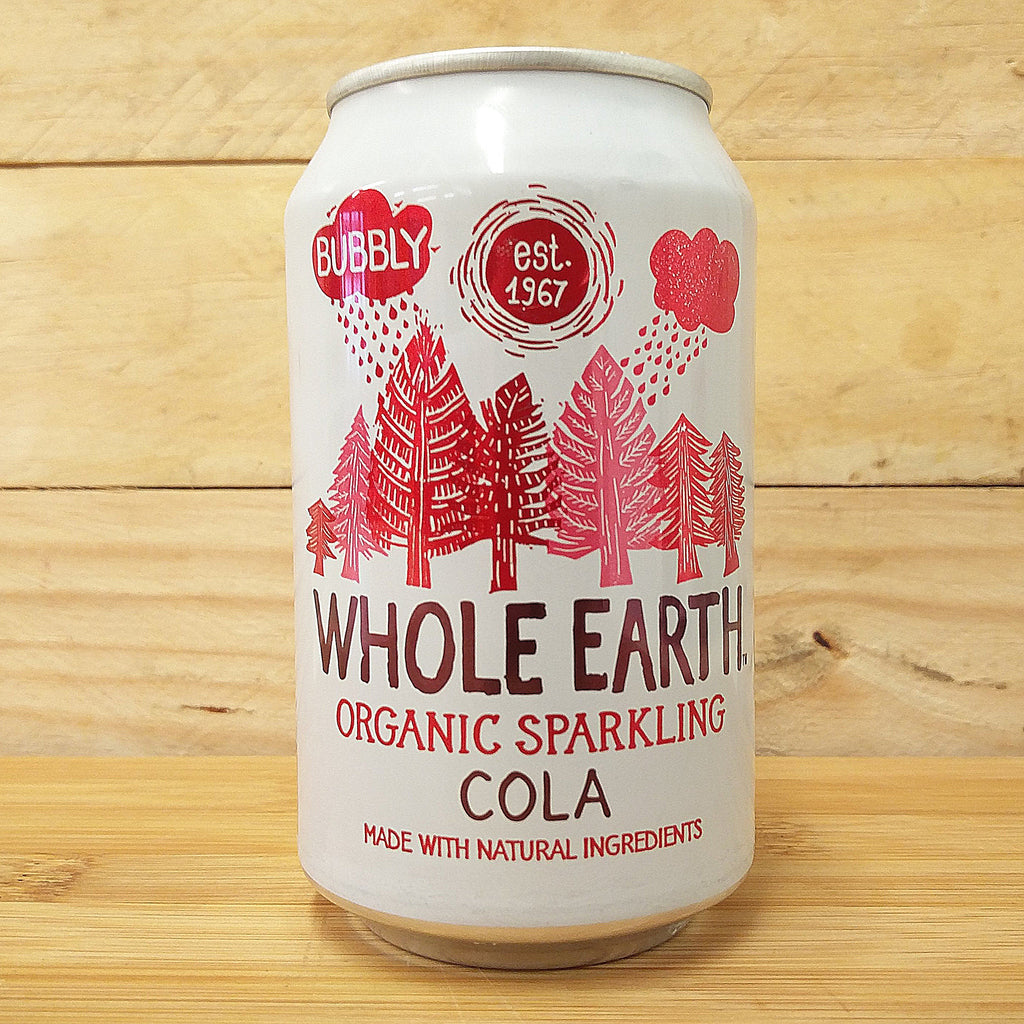 whole earth fizzy can cola 330ml