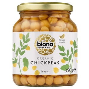 Biona Chick Peas in Jar 350g