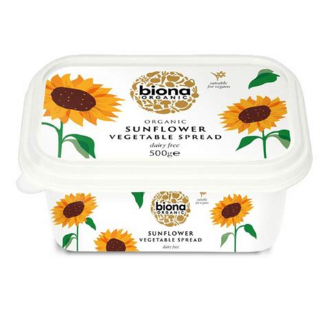Biona Sunflower Spread Dairy Free 500g