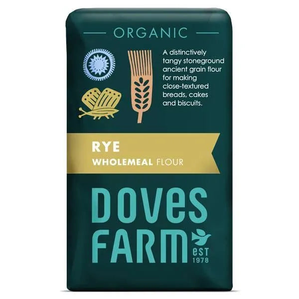 Doves Wholemeal Rye Flour 1kg