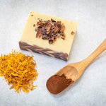 JuniperBe Marigold soap bar - with ylang ylang, rosemary and bergamot SALE