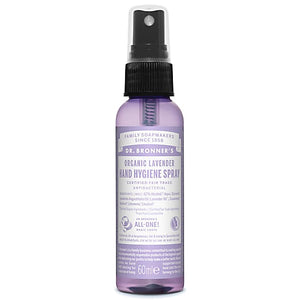 dr. bronner's organic lavender hand hygiene spray 59ml