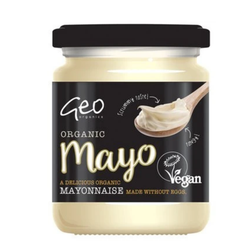 vegan mayonnaise geo organics 232g