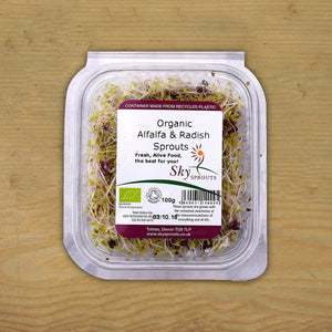 alfalfa & radish sprouts 100g