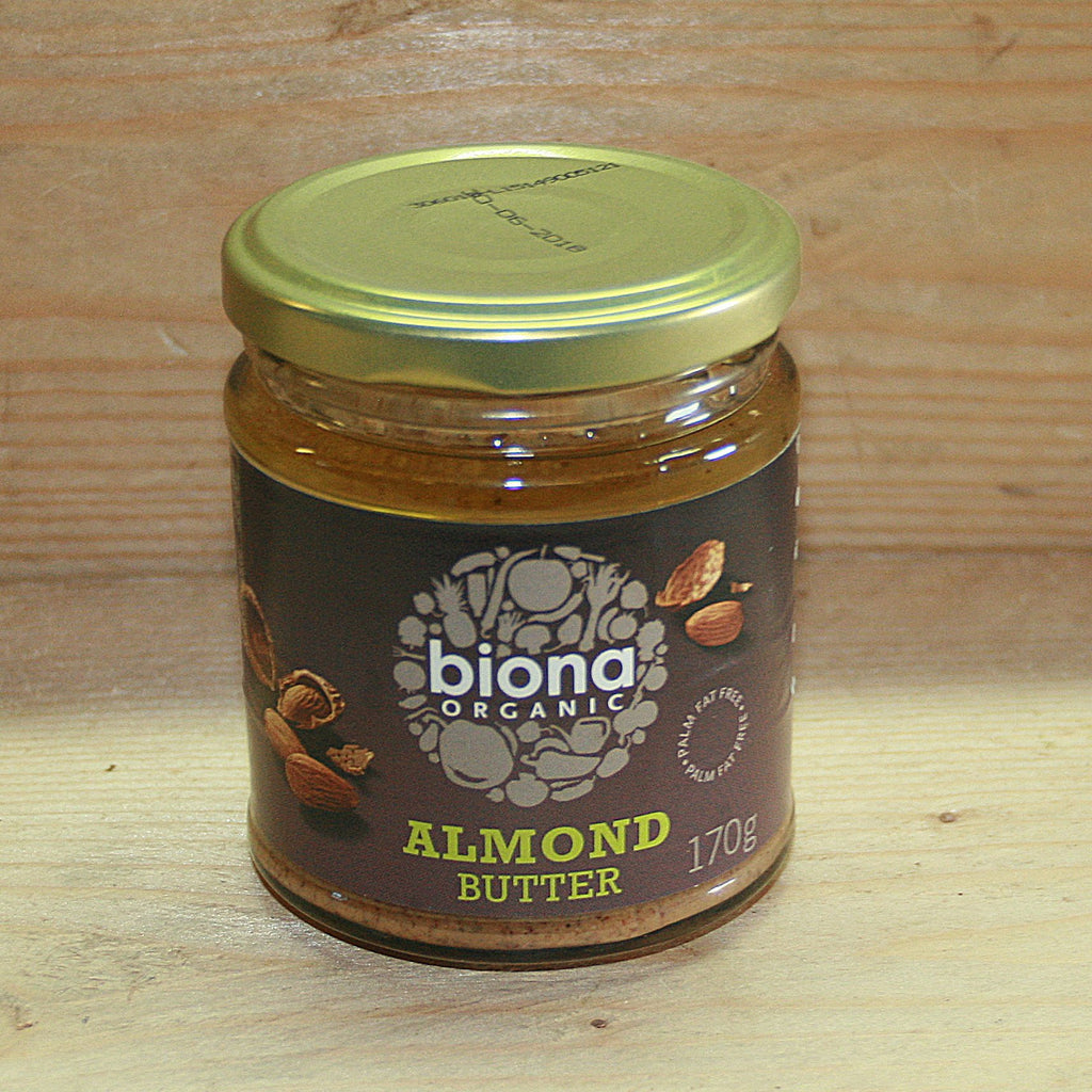 biona almond butter 170g