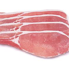 back bacon 500g   (available w/c 20 december)