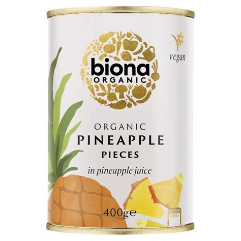Biona Pineapple Pieces 400g
