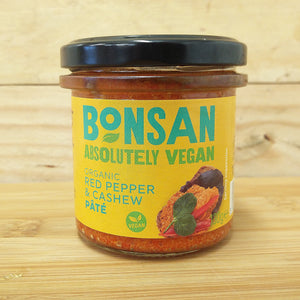 bonsan vegan pate - cashew & bell pepper