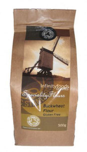 infinity gluten free buckwheat flour 500g