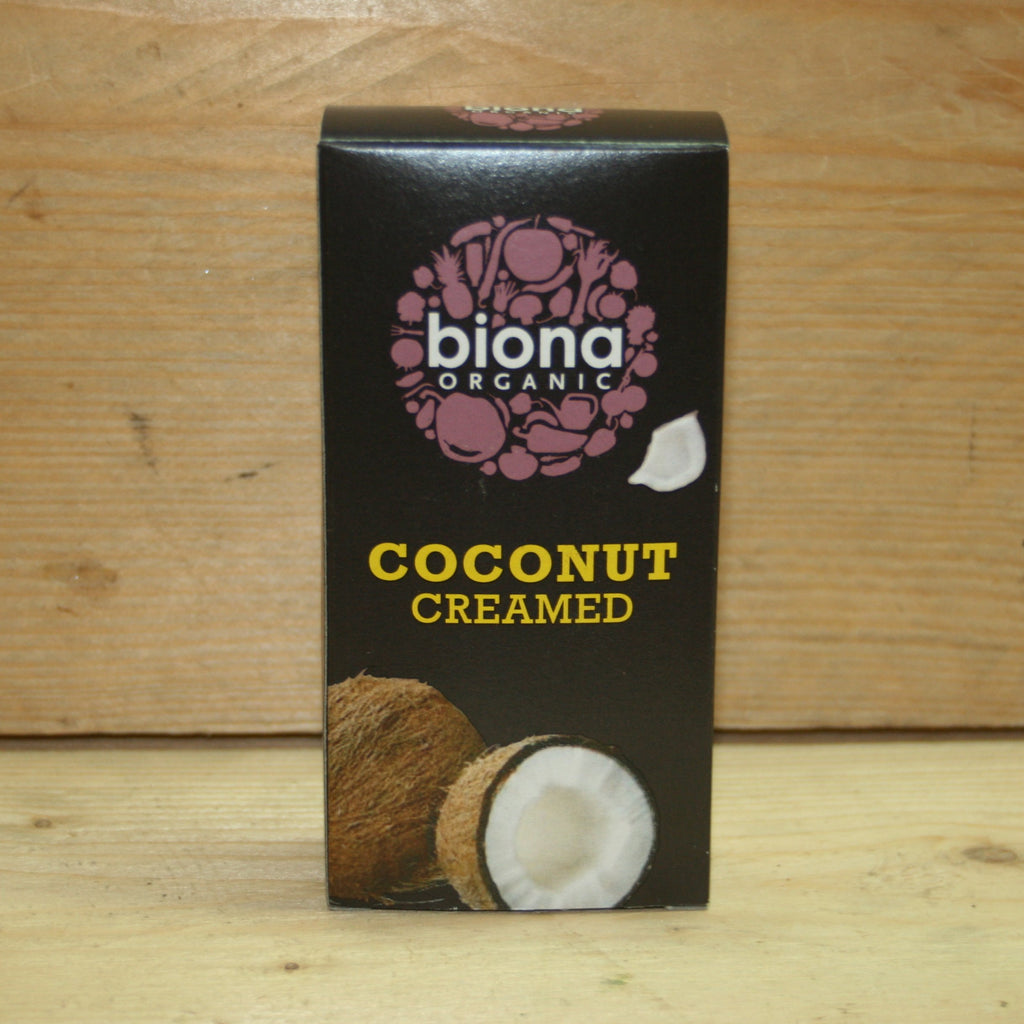 biona creamed coconut 200g