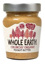 whole earth crunchy peanut butter 350g