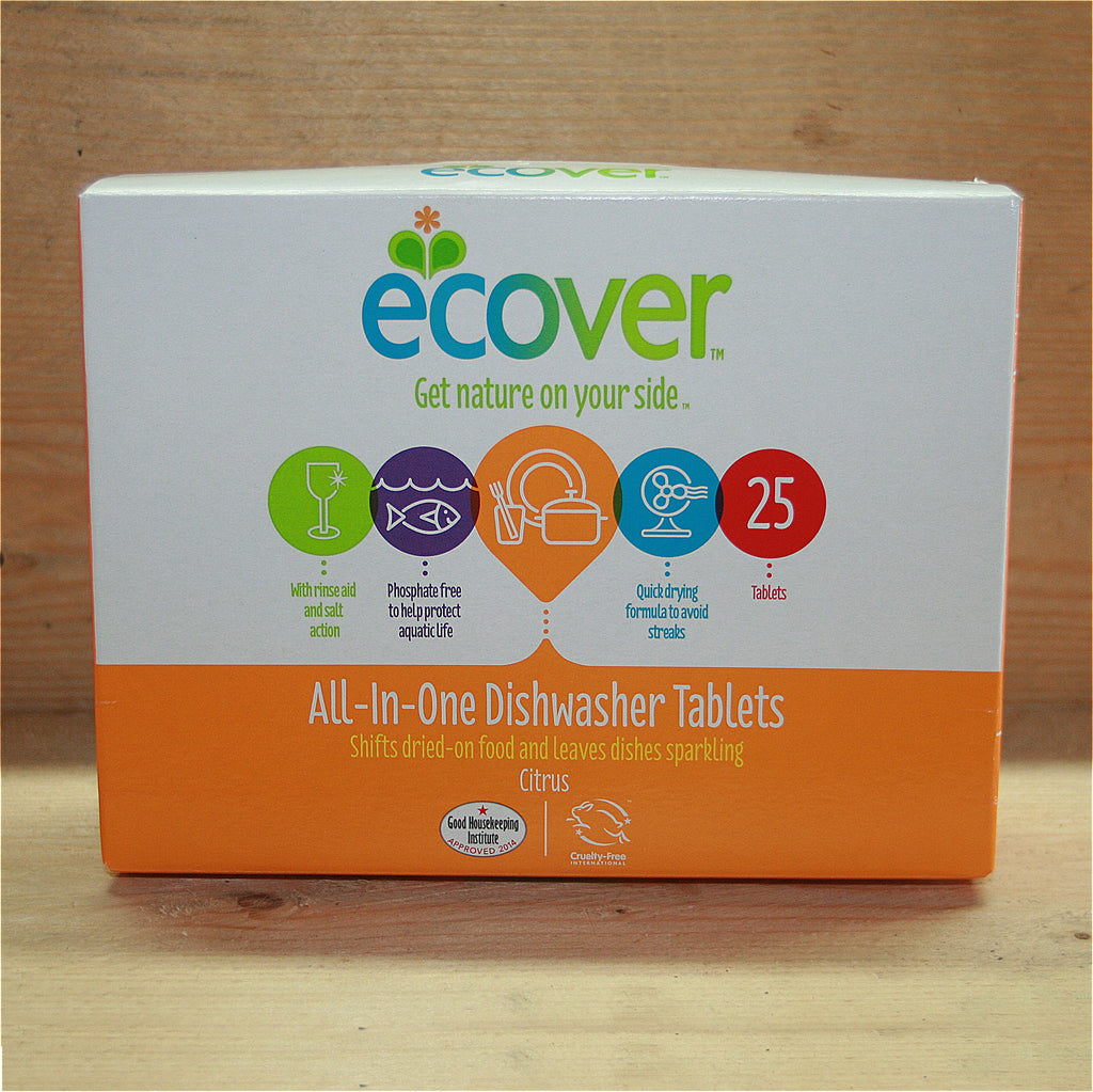ecover all-in-one dishwasher tablets 22 x 20g