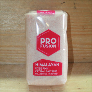 pro fusion pink himalayan rock salt fine 500g