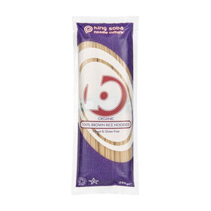 king soba brown rice noodles 250g