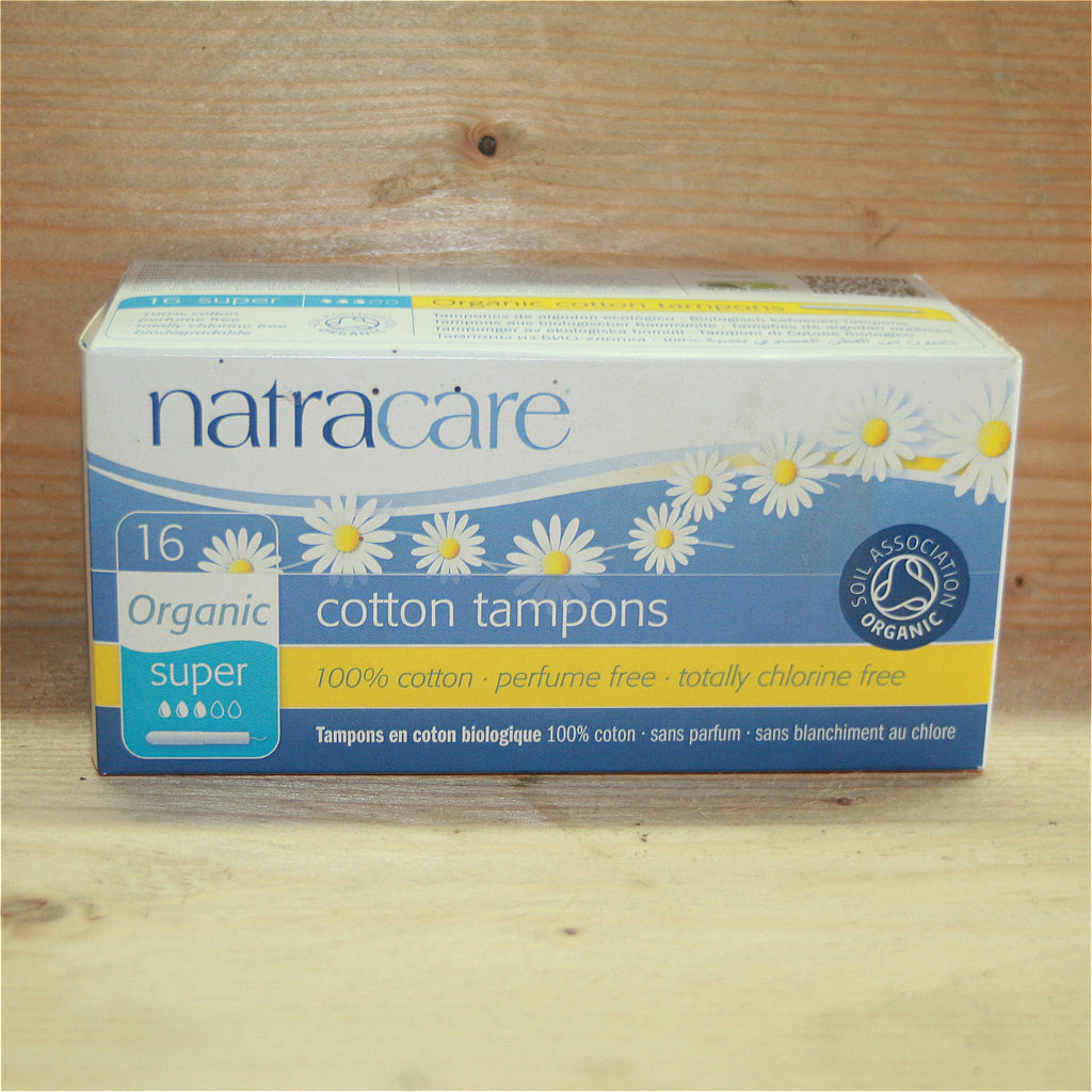 natracare 16 cotton applicator tampons regular