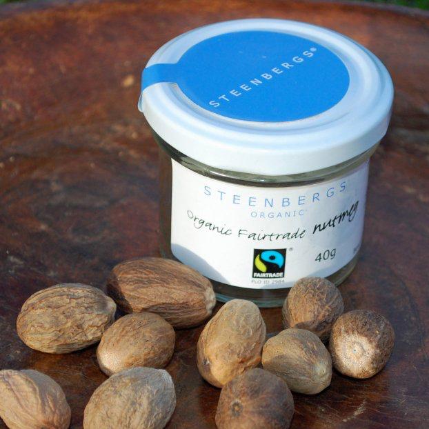 steenbergs organic fairtrade whole nutmeg 40g