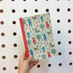 red riding hood a5 lined notebook