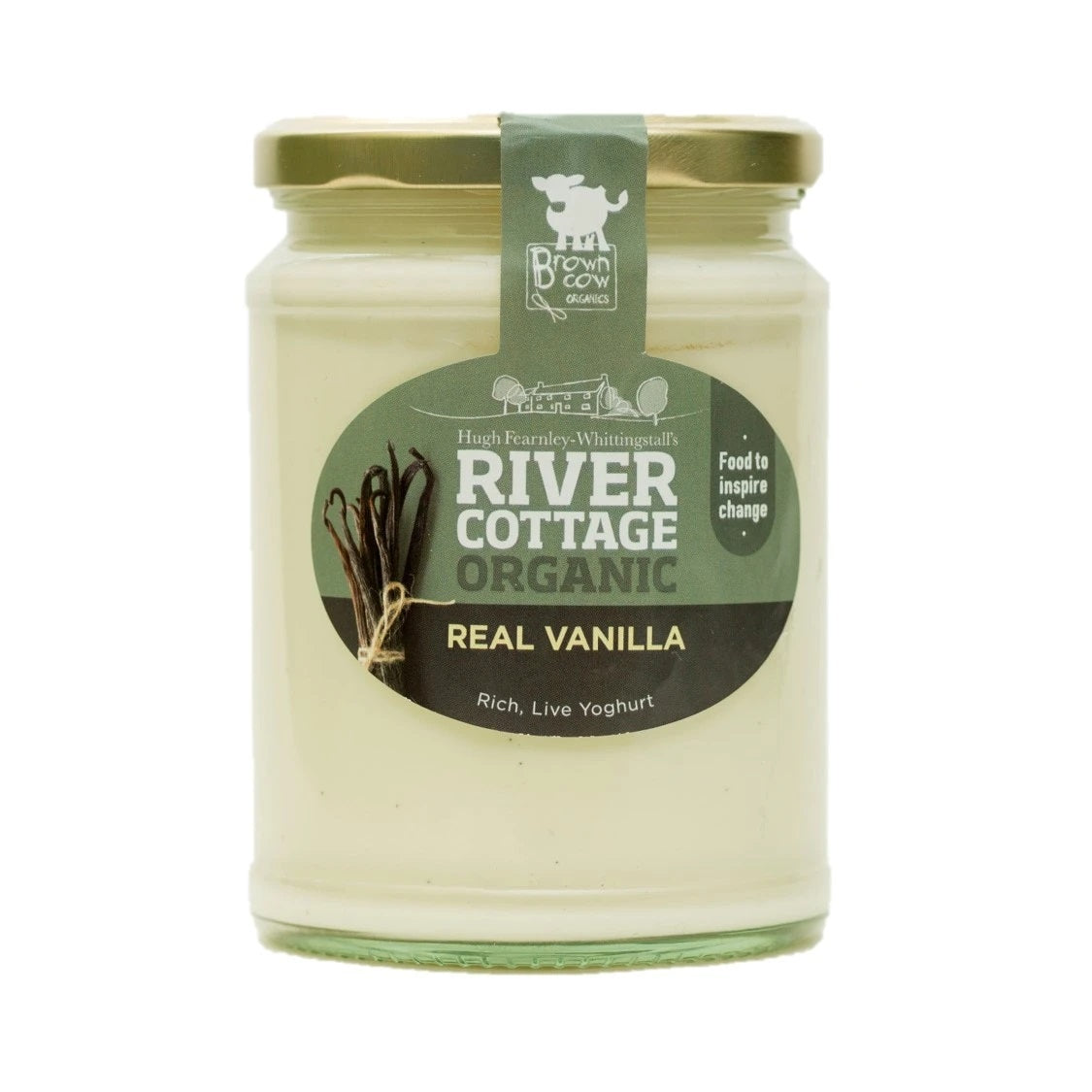 river cottage natural vanilla yoghurt 475g