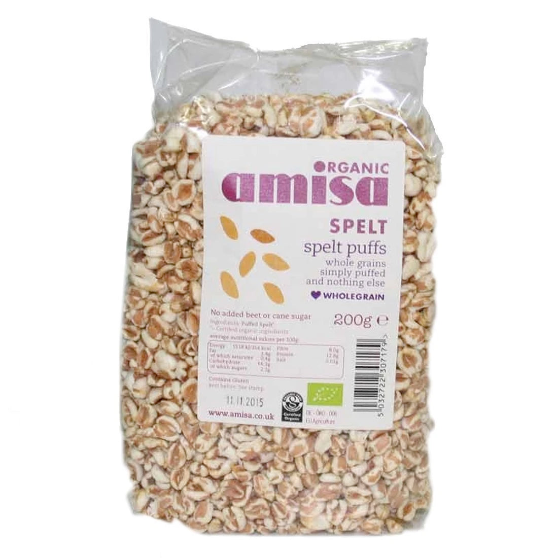 amisa spelt puffs 200g sale