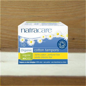 natracare 20 cotton non-applicator tampons super plus