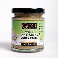 geo organics green thai curry paste 180g