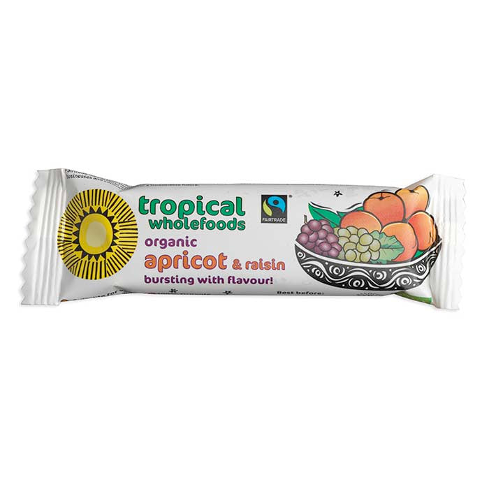tropical wholefoods apricot & almond bar