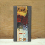 vivani praline milk chocolate bar 100g